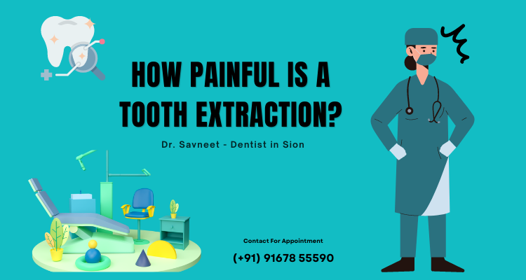 How painful is a tooth extraction?